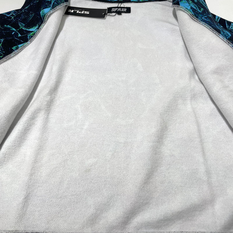 【中古品】【メンズ】 SUPPLIER サプライヤー TINPLATE ZIP HOODIE 20AWD1 ティンプレート ジップ フーディー 長袖 トップス パーカー 142-260915-yo-08-teih サイズ：L カラー：ブルー 万代Net店