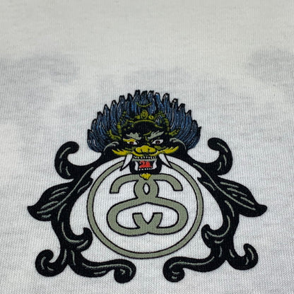 【現状渡し品】【メンズ】 STUSSY ステューシー 90's DRAGON S/S TEE 90年代 ドラゴン ショートスリーブ Tシャツ 半袖 トップス 142-260903-sa-17-teih サイズ：L カラー：ホワイト 万代Net店