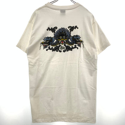 【現状渡し品】【メンズ】 STUSSY ステューシー 90's DRAGON S/S TEE 90年代 ドラゴン ショートスリーブ Tシャツ 半袖 トップス 142-260903-sa-17-teih サイズ：L カラー：ホワイト 万代Net店