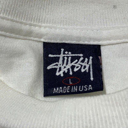 【現状渡し品】【メンズ】 STUSSY ステューシー 90's DRAGON S/S TEE 90年代 ドラゴン ショートスリーブ Tシャツ 半袖 トップス 142-260903-sa-17-teih サイズ：L カラー：ホワイト 万代Net店