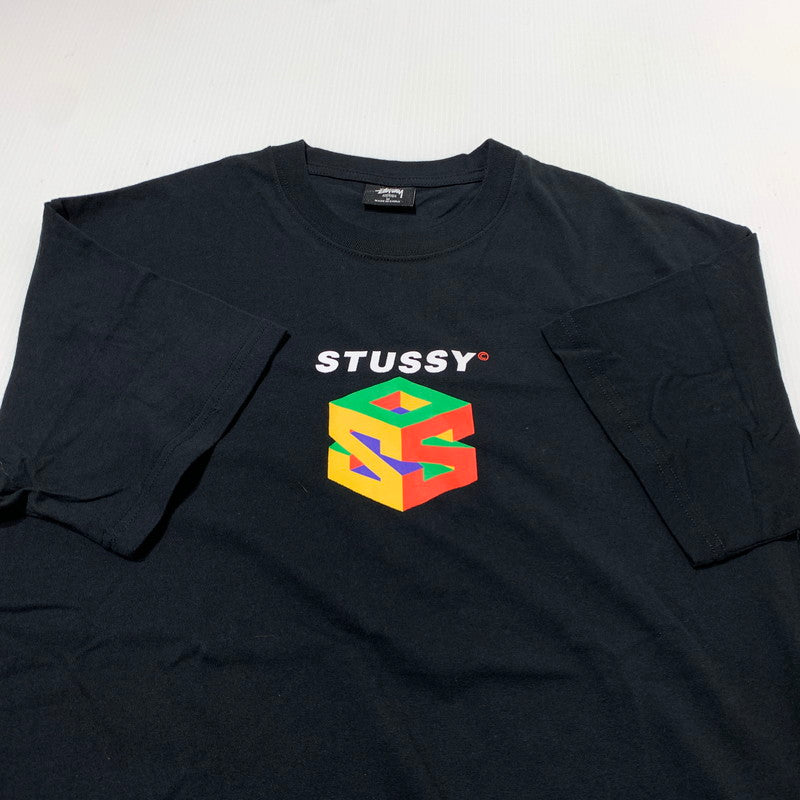 【中古品】【メンズ】 STUSSY ステューシー PIGMENT DYED TEE S64 ピグメント ダイド Tシャツ 半袖 トップス 142-260903-sa-16-teih サイズ：M カラー：ブラック 万代Net店