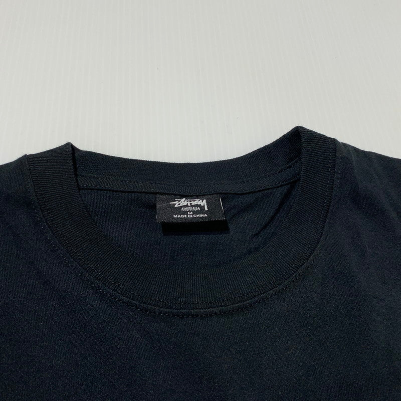 【中古品】【メンズ】 STUSSY ステューシー PIGMENT DYED TEE S64 ピグメント ダイド Tシャツ 半袖 トップス 142-260903-sa-16-teih サイズ：M カラー：ブラック 万代Net店