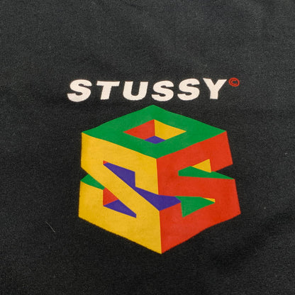 【中古品】【メンズ】 STUSSY ステューシー PIGMENT DYED TEE S64 ピグメント ダイド Tシャツ 半袖 トップス 142-260903-sa-16-teih サイズ：M カラー：ブラック 万代Net店