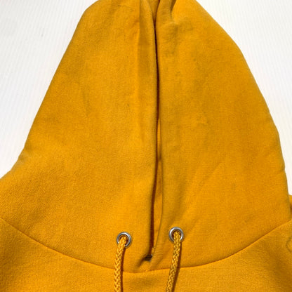 【現状渡し品】【メンズ】 MAGIC STICK マジックスティック × CHAMPION チャンピオン 別注コラボ CHINKORO HOODIE チンコロ フーディ 長袖 トップス プルオーバーパーカー 142-260903-sa-08-teih サイズ：M カラー：イエロー 万代Net店
