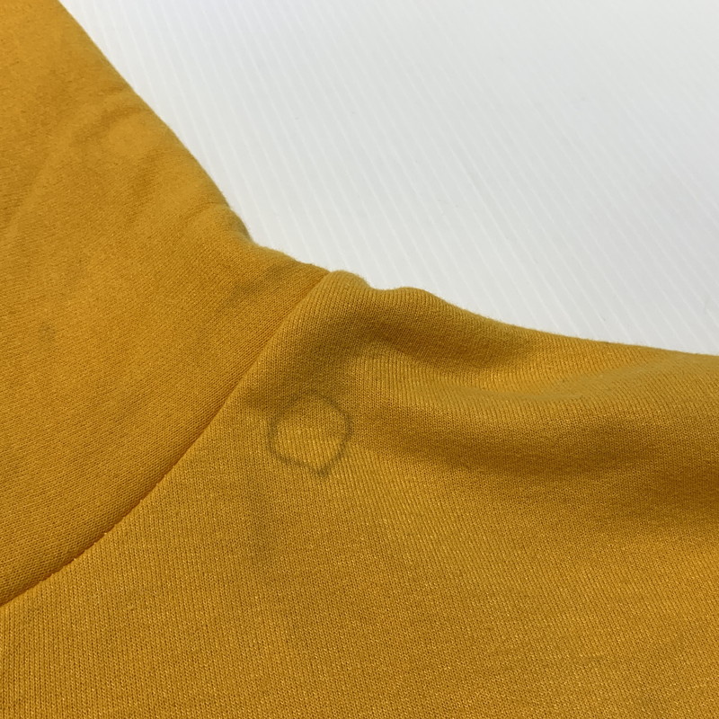 【現状渡し品】【メンズ】 MAGIC STICK マジックスティック × CHAMPION チャンピオン 別注コラボ CHINKORO HOODIE チンコロ フーディ 長袖 トップス プルオーバーパーカー 142-260903-sa-08-teih サイズ：M カラー：イエロー 万代Net店
