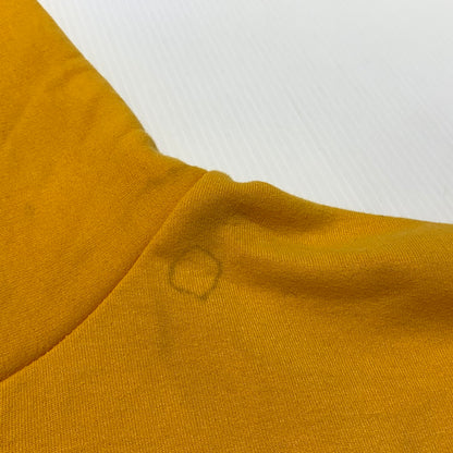 【現状渡し品】【メンズ】 MAGIC STICK マジックスティック × CHAMPION チャンピオン 別注コラボ CHINKORO HOODIE チンコロ フーディ 長袖 トップス プルオーバーパーカー 142-260903-sa-08-teih サイズ：M カラー：イエロー 万代Net店