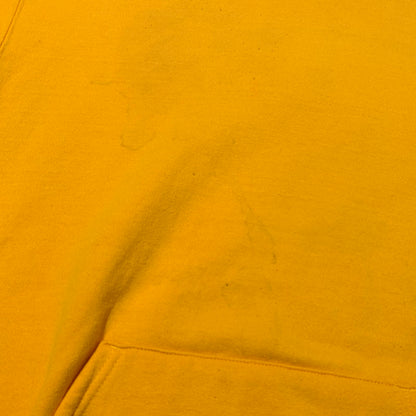【現状渡し品】【メンズ】 MAGIC STICK マジックスティック × CHAMPION チャンピオン 別注コラボ CHINKORO HOODIE チンコロ フーディ 長袖 トップス プルオーバーパーカー 142-260903-sa-08-teih サイズ：M カラー：イエロー 万代Net店