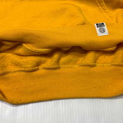 【現状渡し品】【メンズ】 MAGIC STICK マジックスティック × CHAMPION チャンピオン 別注コラボ CHINKORO HOODIE チンコロ フーディ 長袖 トップス プルオーバーパーカー 142-260903-sa-08-teih サイズ：M カラー：イエロー 万代Net店
