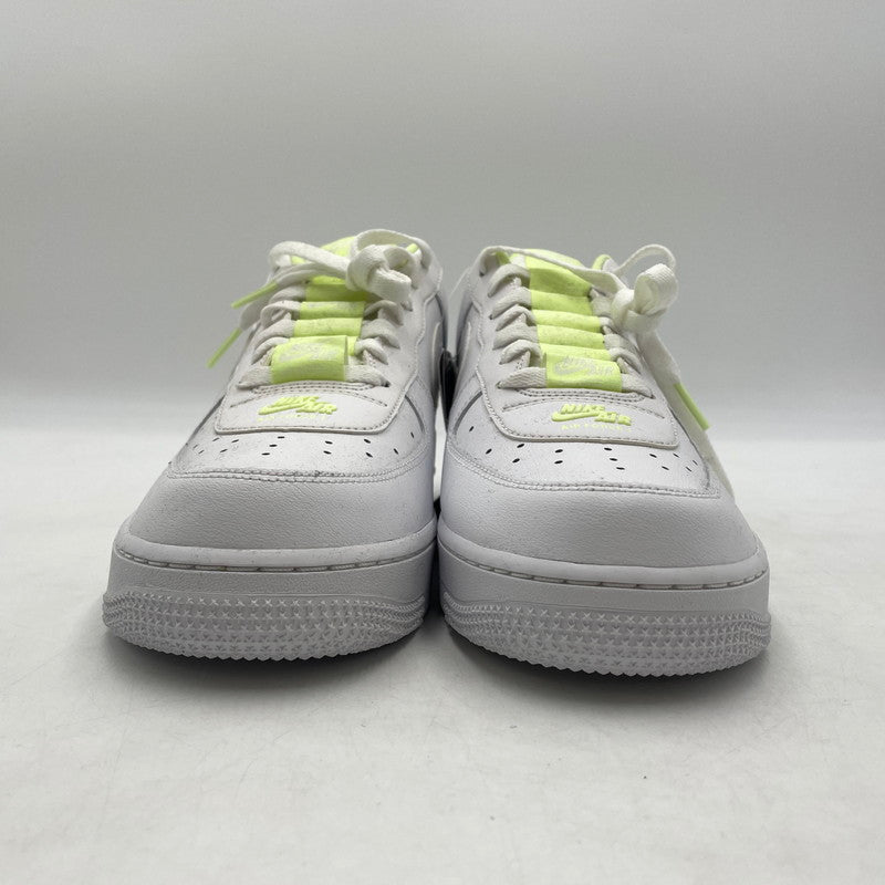 【中古品】【メンズ】 NIKE ナイキ AIR FORCE 1 '07 LV8 3"WHITE WHITE BARELY VOLT" CJ1379-101 エアフォース1 エレベイト3 ホワイト/ホワイト バレリー ボル スニーカー 靴 160-260904-yo-01-teih サイズ：26.5cm カラー：ホワイト 万代Net店