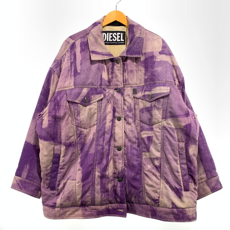 【中古品】【メンズ】 DIESEL ディーゼル TRACKER JACKET トラッカー ジャケット アウター 141-260903-sa-02-teih サイズ：S カラー：柄 万代Net店