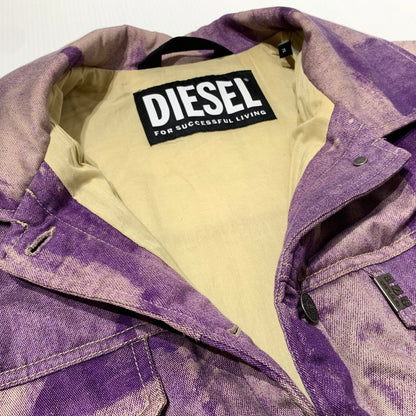【中古品】【メンズ】 DIESEL ディーゼル TRACKER JACKET トラッカー ジャケット アウター 141-260903-sa-02-teih サイズ：S カラー：柄 万代Net店