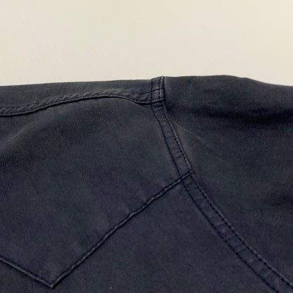 【中古品】【メンズ】 RONHERMAN ロンハーマン HERRINGBONE WESTERN SHIRT 2720700065 ヘリンボーン ウエスタン シャツ 長袖 トップス 141-260903-sa-06-teih サイズ：M カラー：ネイビー 万代Net店