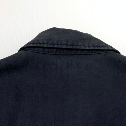 【中古品】【メンズ】 RONHERMAN ロンハーマン HERRINGBONE WESTERN SHIRT 2720700065 ヘリンボーン ウエスタン シャツ 長袖 トップス 141-260903-sa-06-teih サイズ：M カラー：ネイビー 万代Net店