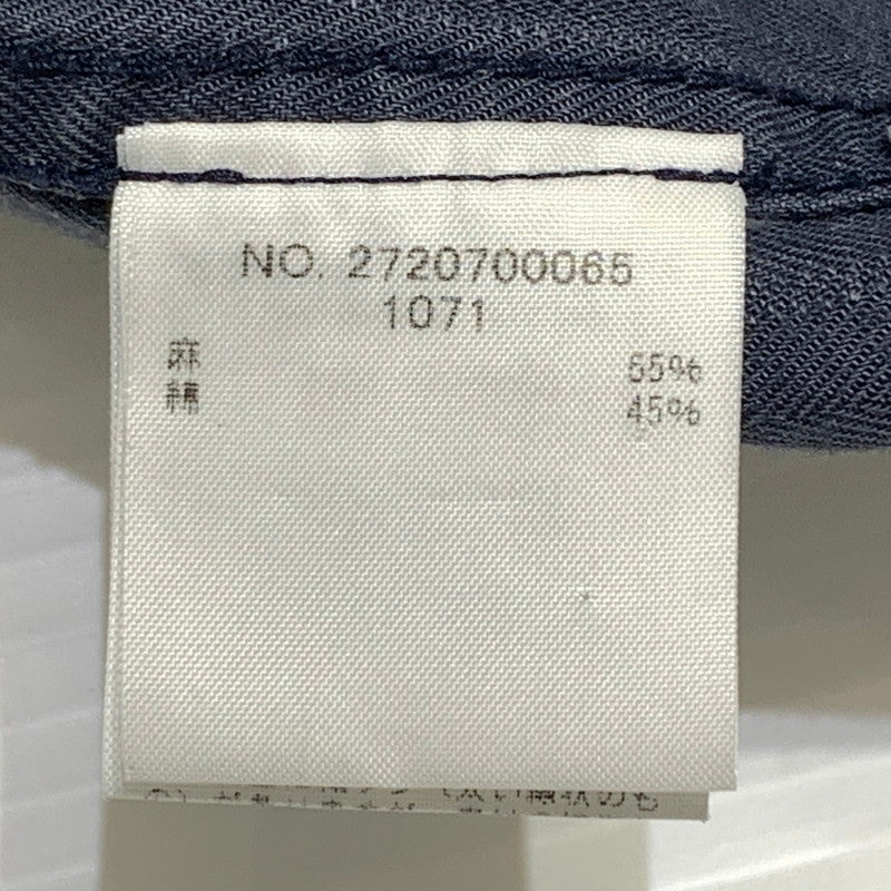 【中古品】【メンズ】 RONHERMAN ロンハーマン HERRINGBONE WESTERN SHIRT 2720700065 ヘリンボーン ウエスタン シャツ 長袖 トップス 141-260903-sa-06-teih サイズ：M カラー：ネイビー 万代Net店