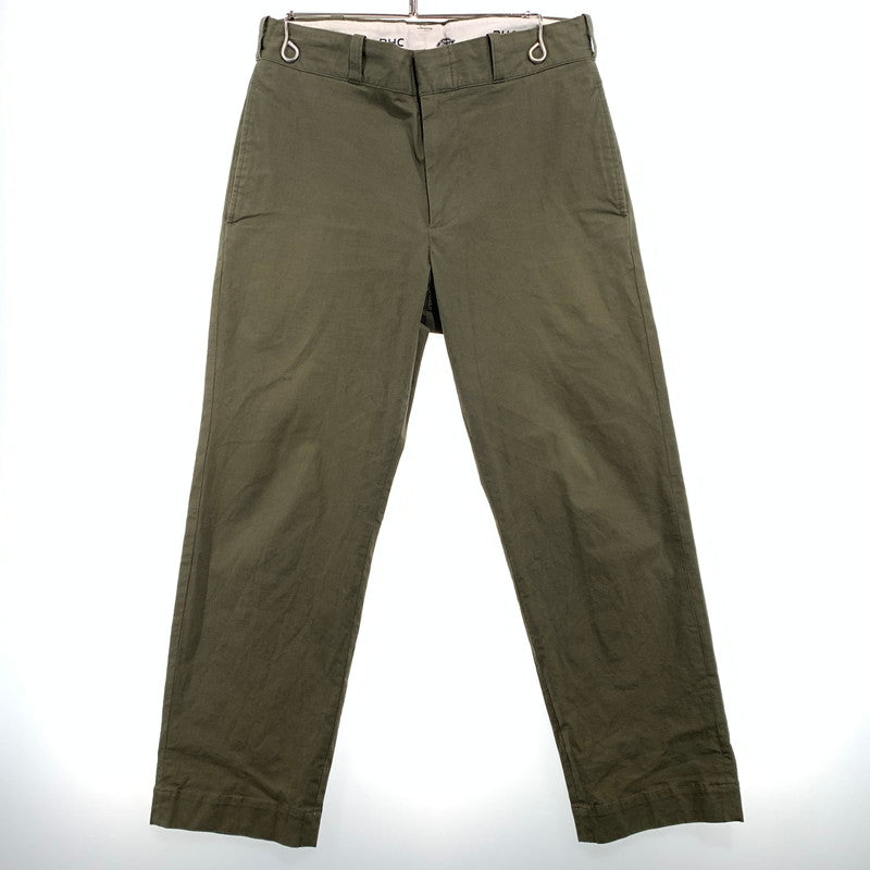 【中古品】【メンズ】 RHC アール エイチ シー × DICKIES ディッキーズ 別注コラボ COTTON PANTS 221M40RH01 コットン パンツ ボトムス 151-260903-sa-18-teih サイズ：32 カラー：カーキ 万代Net店