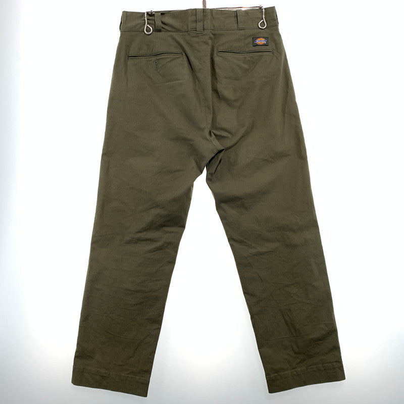 【中古品】【メンズ】 RHC アール エイチ シー × DICKIES ディッキーズ 別注コラボ COTTON PANTS 221M40RH01 コットン パンツ ボトムス 151-260903-sa-18-teih サイズ：32 カラー：カーキ 万代Net店
