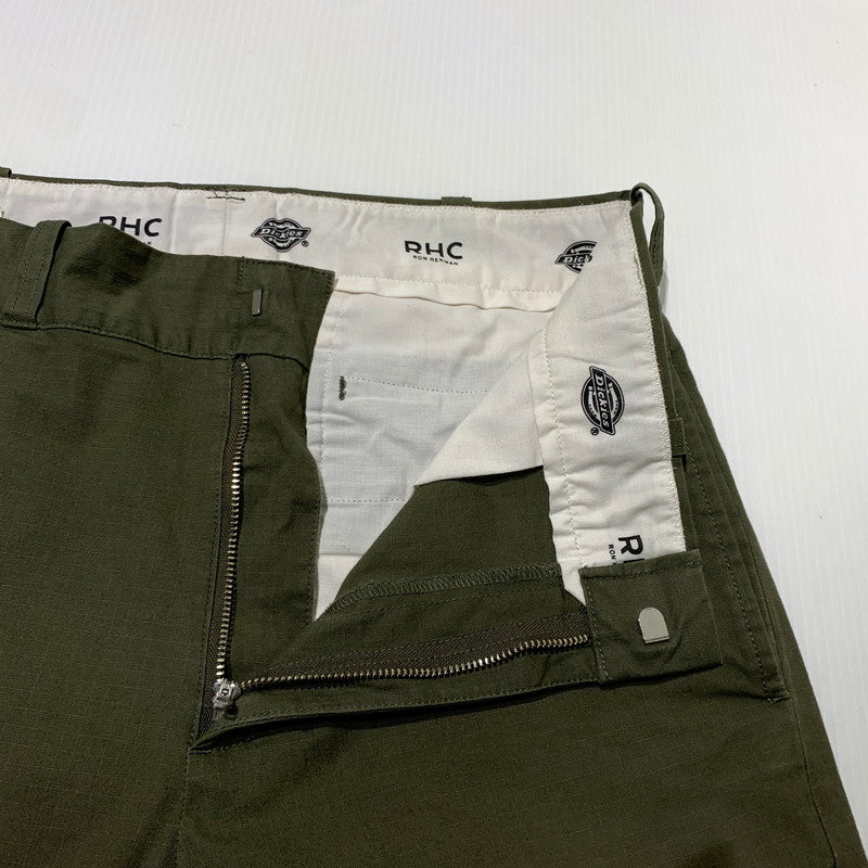 【中古品】【メンズ】 RHC アール エイチ シー × DICKIES ディッキーズ 別注コラボ COTTON PANTS 221M40RH01 コットン パンツ ボトムス 151-260903-sa-18-teih サイズ：32 カラー：カーキ 万代Net店