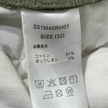 【中古品】【メンズ】 RHC アール エイチ シー × DICKIES ディッキーズ 別注コラボ COTTON PANTS 221M40RH01 コットン パンツ ボトムス 151-260903-sa-18-teih サイズ：32 カラー：カーキ 万代Net店