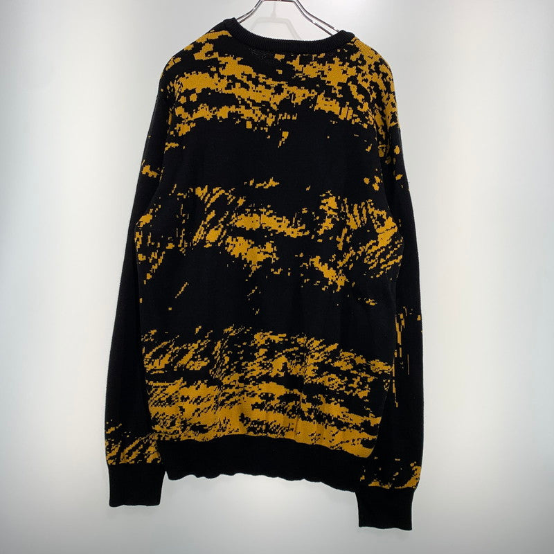 【中古品】【メンズ】 HUF ハフ × JAIME MUNOZ ハイメ ミュノス 別注 コラボ NO.5 HORSE CREWNECK SWEATER KN00482 ホース クルーネック セーター トップス ニット 153-260904-ko-05-teih サイズ：L カラー：ブラック 万代Net店