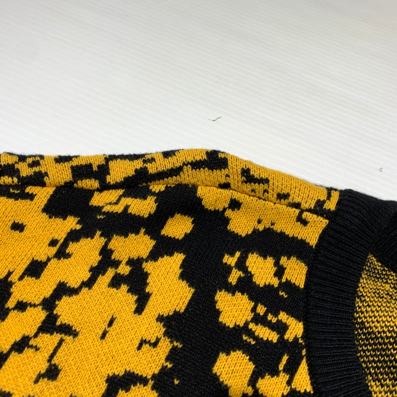 【中古品】【メンズ】 HUF ハフ × JAIME MUNOZ ハイメ ミュノス 別注 コラボ NO.5 HORSE CREWNECK SWEATER KN00482 ホース クルーネック セーター トップス ニット 153-260904-ko-05-teih サイズ：L カラー：ブラック 万代Net店