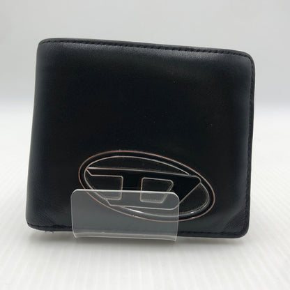 【現状渡し品】【メンズ】 DIESEL ディーゼル 1DR BI FOLD COIN S 3D ワンディーアール バイフォールド コイン エス スリーディー 財布 200-260907-sa-13-teih カラー：ブラック 万代Net店