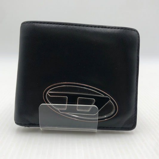 【現状渡し品】【メンズ】 DIESEL ディーゼル 1DR BI FOLD COIN S 3D ワンディーアール バイフォールド コイン エス スリーディー 財布 200-260907-sa-13-teih カラー：ブラック 万代Net店