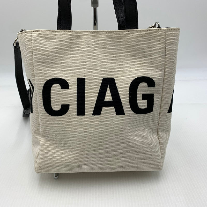 【中古品】【メンズ/レディース】 BALENCIAGA バレンシアガ 544459 エブリデイトートバッグ 2ウェイ ショルダーバッグ カバン 180-260914-ko-08-teih カラー：ナチュラル 万代Net店