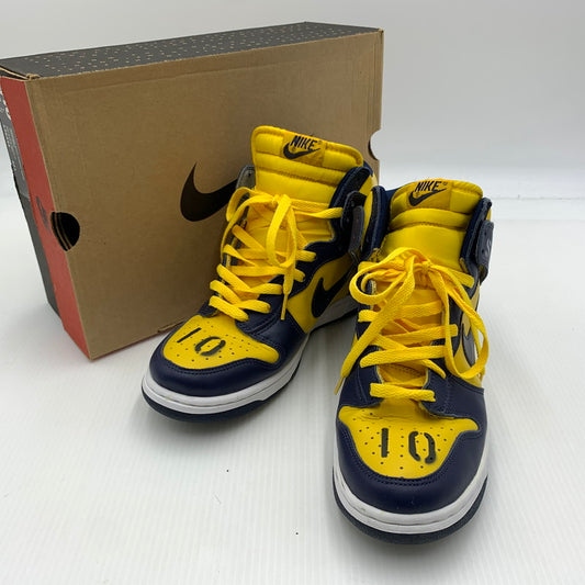 【現状渡し品】【メンズ】 NIKE ナイキ DUNK HIGH LE 630335-471 ダンクハイ スニーカー 靴 シューズ 160-260914-ko-14-teih サイズ：28cm カラー：イエロー 万代Net店