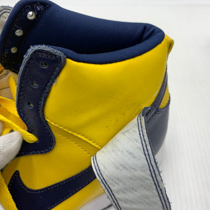 【現状渡し品】【メンズ】 NIKE ナイキ DUNK HIGH LE 630335-471 ダンクハイ スニーカー 靴 シューズ 160-260914-ko-14-teih サイズ：28cm カラー：イエロー 万代Net店