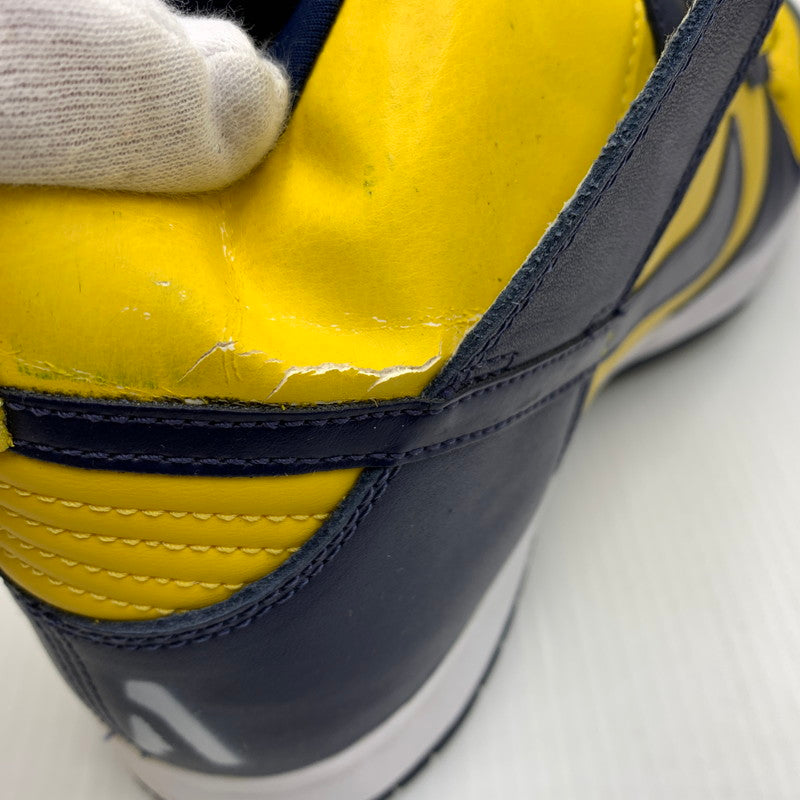 【現状渡し品】【メンズ】 NIKE ナイキ DUNK HIGH LE 630335-471 ダンクハイ スニーカー 靴 シューズ 160-260914-ko-14-teih サイズ：28cm カラー：イエロー 万代Net店