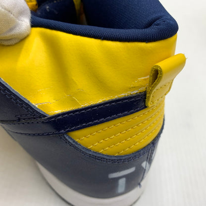 【現状渡し品】【メンズ】 NIKE ナイキ DUNK HIGH LE 630335-471 ダンクハイ スニーカー 靴 シューズ 160-260914-ko-14-teih サイズ：28cm カラー：イエロー 万代Net店