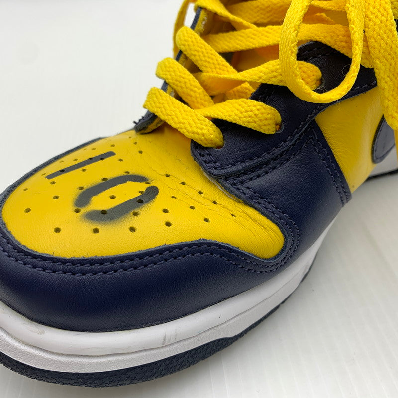 【現状渡し品】【メンズ】 NIKE ナイキ DUNK HIGH LE 630335-471 ダンクハイ スニーカー 靴 シューズ 160-260914-ko-14-teih サイズ：28cm カラー：イエロー 万代Net店