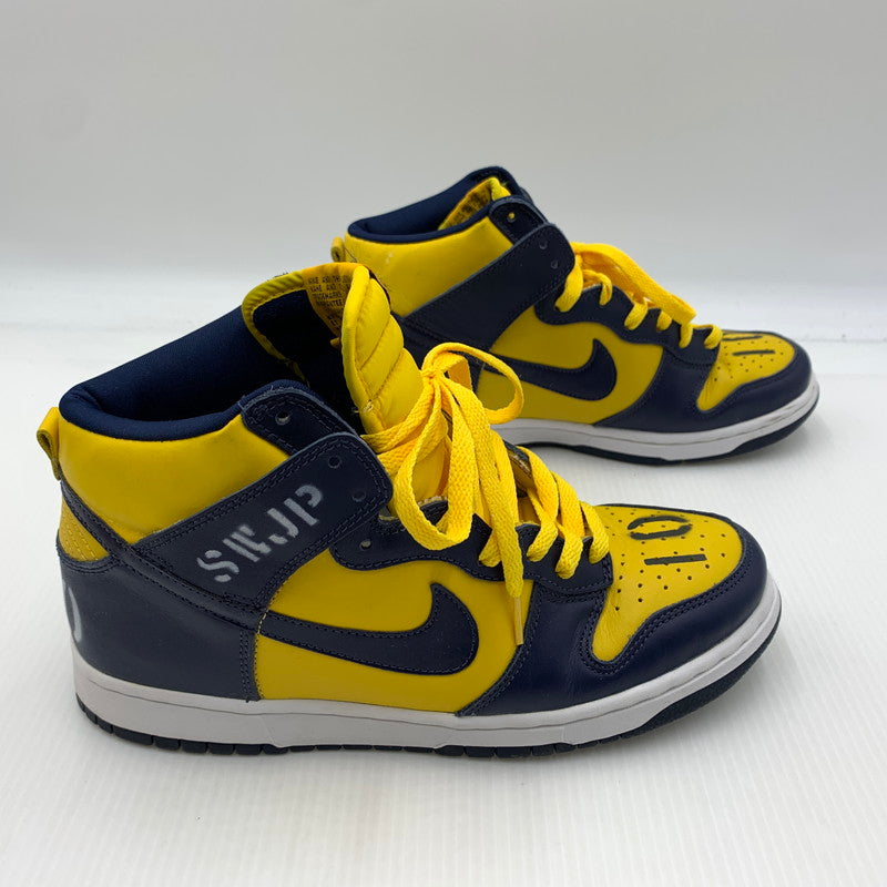 【現状渡し品】【メンズ】 NIKE ナイキ DUNK HIGH LE 630335-471 ダンクハイ スニーカー 靴 シューズ 160-260914-ko-14-teih サイズ：28cm カラー：イエロー 万代Net店