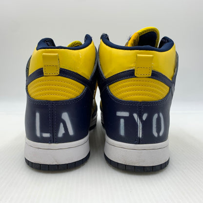 【現状渡し品】【メンズ】 NIKE ナイキ DUNK HIGH LE 630335-471 ダンクハイ スニーカー 靴 シューズ 160-260914-ko-14-teih サイズ：28cm カラー：イエロー 万代Net店