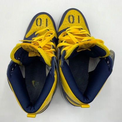 【現状渡し品】【メンズ】 NIKE ナイキ DUNK HIGH LE 630335-471 ダンクハイ スニーカー 靴 シューズ 160-260914-ko-14-teih サイズ：28cm カラー：イエロー 万代Net店