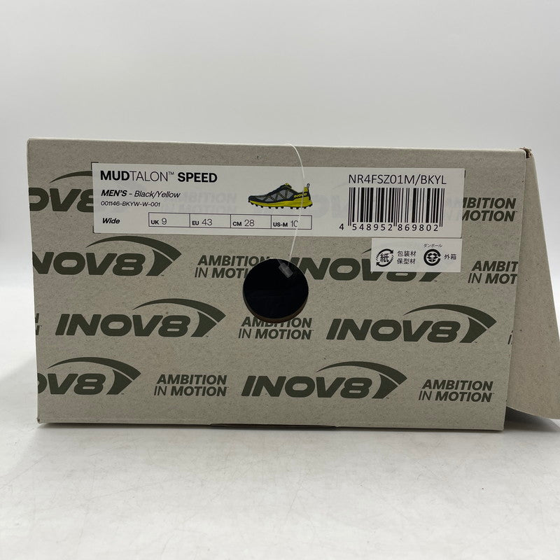 【中古品】【メンズ】 INOV8 イノヴェイト MUDTALON SPEED NR4FSZ01M マッドタロン スピード スニーカー 靴 トレイル ランニング シューズ 162-260904-yo-15-teih サイズ：28cm カラー：イエロー/ブラック 万代Net店
