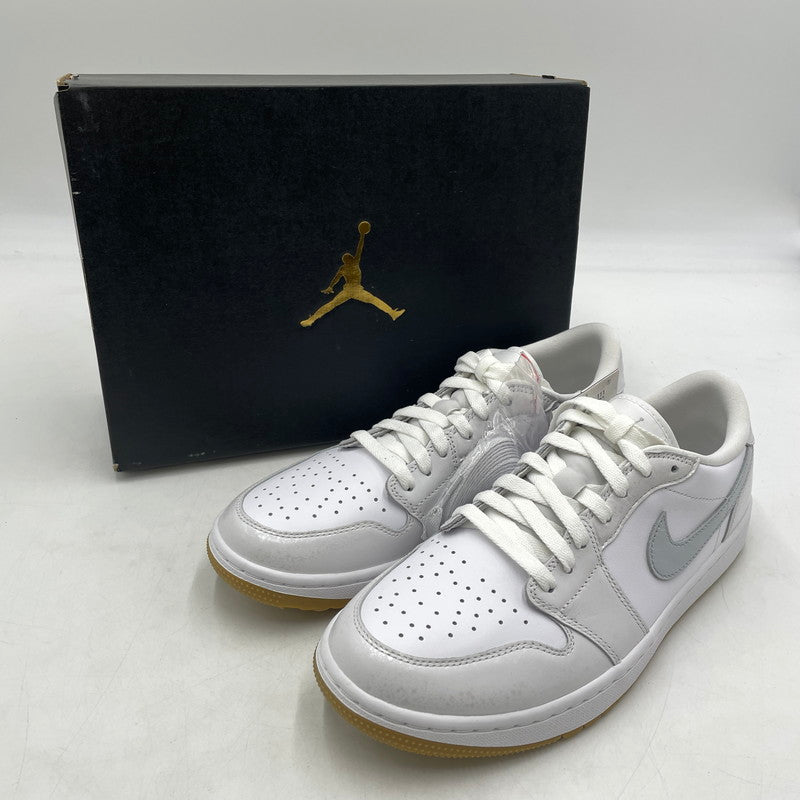 【中古品】【メンズ】 NIKE ナイキ AIR JORDAN 1 LOW GOLF DD9315-111 エアジョーダン1 ロー ゴルフ スニーカー 靴 シューズ 160-260904-yo-11-teih サイズ：27.5 カラー：ホワイト 万代Net店