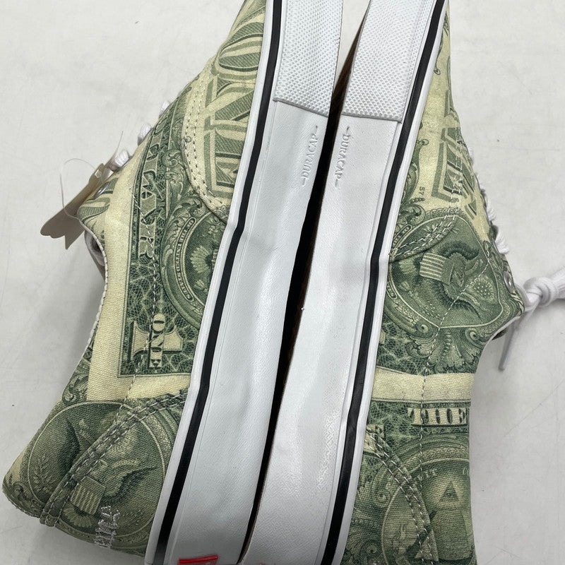 【中古品】【メンズ】 SUPREME シュプリーム × VANS バンズ 別注コラボ 23SS DOLLAR ERA VN0A5FC9GRN ダラー エラ スニーカー 靴 シューズ 162-260904-yo-14-teih サイズ：27.5cm カラー：総柄 万代Net店