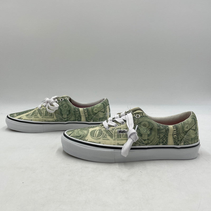 【中古品】【メンズ】 SUPREME シュプリーム × VANS バンズ 別注コラボ 23SS DOLLAR ERA VN0A5FC9GRN ダラー エラ スニーカー 靴 シューズ 162-260904-yo-14-teih サイズ：27.5cm カラー：総柄 万代Net店