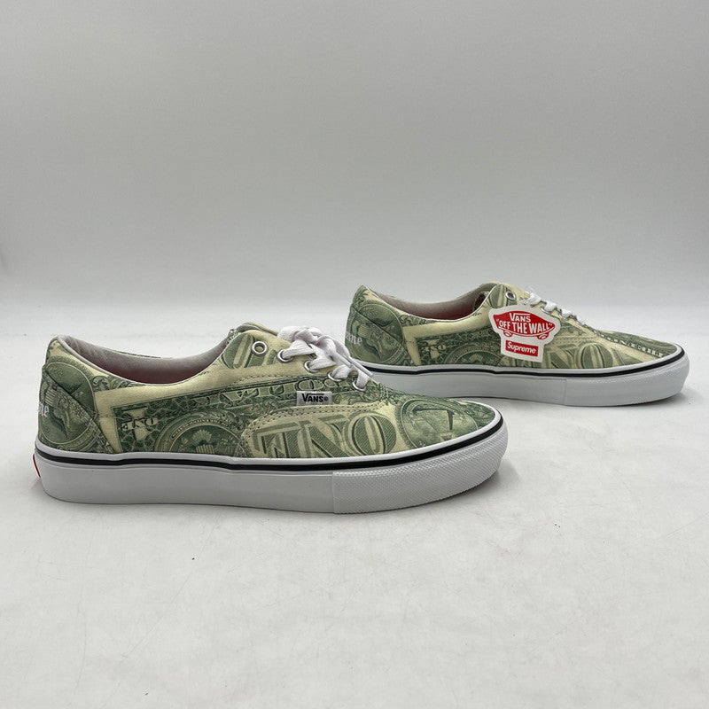 【中古品】【メンズ】 SUPREME シュプリーム × VANS バンズ 別注コラボ 23SS DOLLAR ERA VN0A5FC9GRN ダラー エラ スニーカー 靴 シューズ 162-260904-yo-14-teih サイズ：27.5cm カラー：総柄 万代Net店
