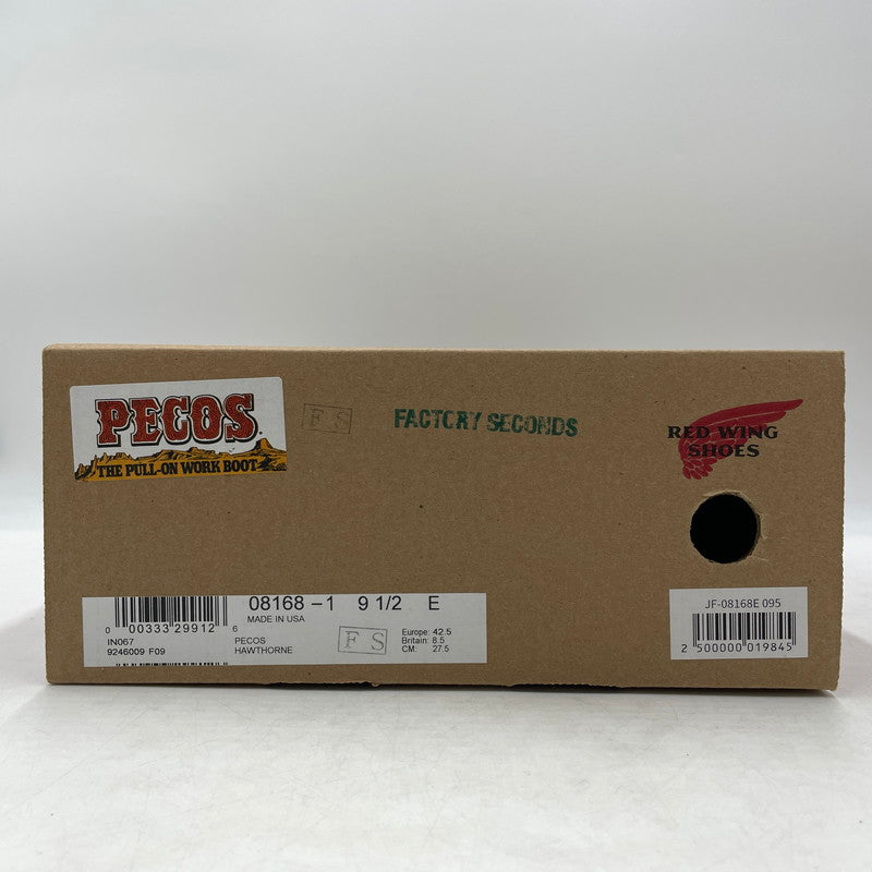 【中古品】【メンズ】 RED WING レッドウィング 9-INCH PECOS BOOTS 8168 9インチ ペコス ブーツ シューズ 靴 164-260904-yo-17-teih サイズ：27.5cm カラー：ベージュ 万代Net店