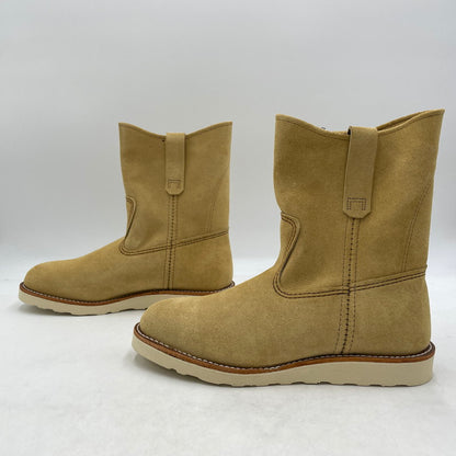 【中古品】【メンズ】 RED WING レッドウィング 9-INCH PECOS BOOTS 8168 9インチ ペコス ブーツ シューズ 靴 164-260904-yo-17-teih サイズ：27.5cm カラー：ベージュ 万代Net店