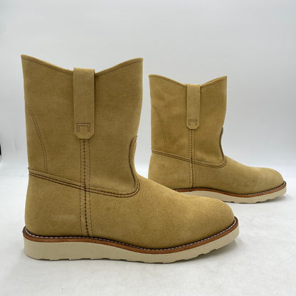 【中古品】【メンズ】 RED WING レッドウィング 9-INCH PECOS BOOTS 8168 9インチ ペコス ブーツ シューズ 靴 164-260904-yo-17-teih サイズ：27.5cm カラー：ベージュ 万代Net店