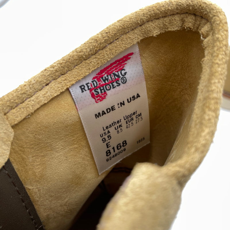 【中古品】【メンズ】 RED WING レッドウィング 9-INCH PECOS BOOTS 8168 9インチ ペコス ブーツ シューズ 靴 164-260904-yo-17-teih サイズ：27.5cm カラー：ベージュ 万代Net店