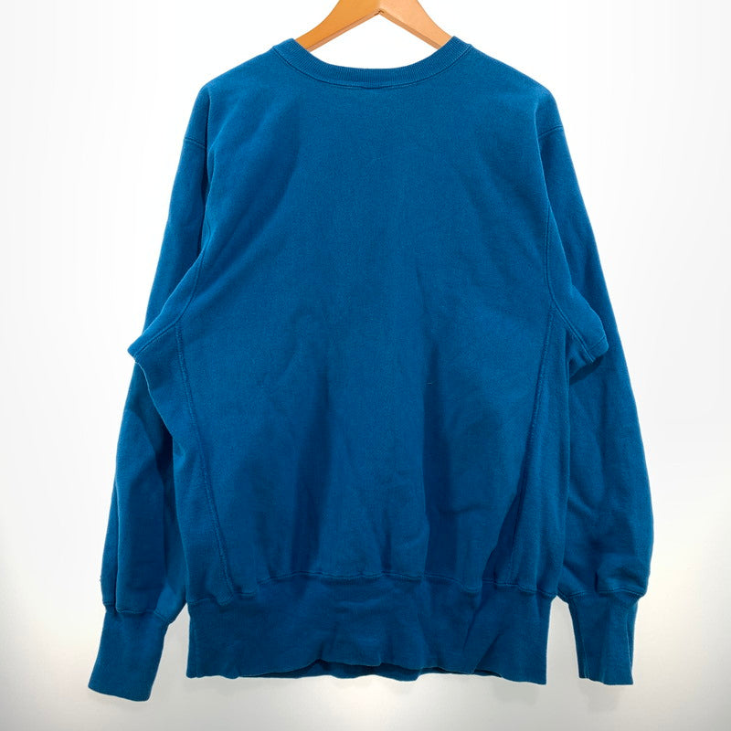 【中古品】【メンズ】 CHAMPION チャンピオン REVERSE WEAVE SWEAT リバース ウィーブ スウェット 長袖 トップス トレーナー 145-260903-sa-15-teih サイズ：L カラー：ブルー系 万代Net店