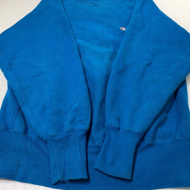 【中古品】【メンズ】 CHAMPION チャンピオン REVERSE WEAVE SWEAT リバース ウィーブ スウェット 長袖 トップス トレーナー 145-260903-sa-15-teih サイズ：L カラー：ブルー系 万代Net店