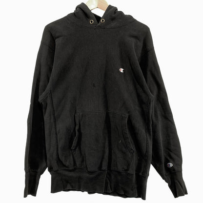【現状渡し品】【メンズ】 CHAMPION チャンピオン REVERSE WEAVE 145 リバース ウィーブ 長袖 トップス プルオーバーパーカー 145-260903-sa-07-teih サイズ：不明 カラー：ブラック 万代Net店