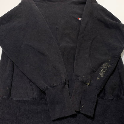 【現状渡し品】【メンズ】 CHAMPION チャンピオン REVERSE WEAVE 145 リバース ウィーブ 長袖 トップス プルオーバーパーカー 145-260903-sa-07-teih サイズ：不明 カラー：ブラック 万代Net店