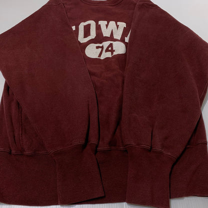 【中古品】【メンズ】 CHAMPION チャンピオン 90’s REVERSE WEAVE SWEAT 145 90年代 リバース ウィーブ スウェット 長袖 トップス トレーナー 145-260903-sa-11-teih サイズ：L カラー：バーガンディー 万代Net店