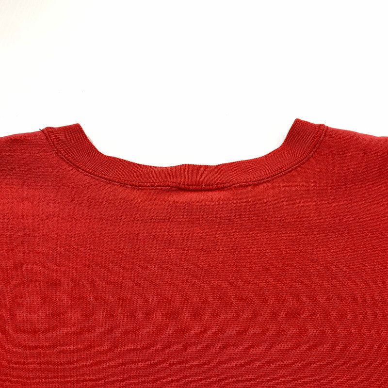【中古品】【メンズ】 CHAMPION チャンピオン 80’s VINTAGE REVERSE WEAVE SWEAT 80年代 ヴィンテージ リバース ウィーブ スウェット 長袖 トップス トレーナー 目無し 145-260903-sa-13-teih サイズ：M カラー：レッド 万代Net店